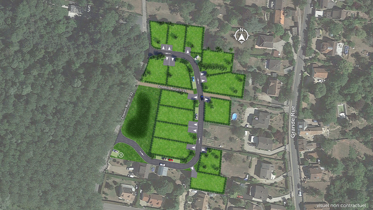 Plan de masse Sente des Prés 