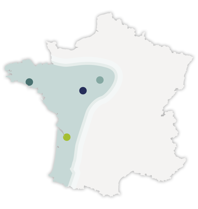 map of france